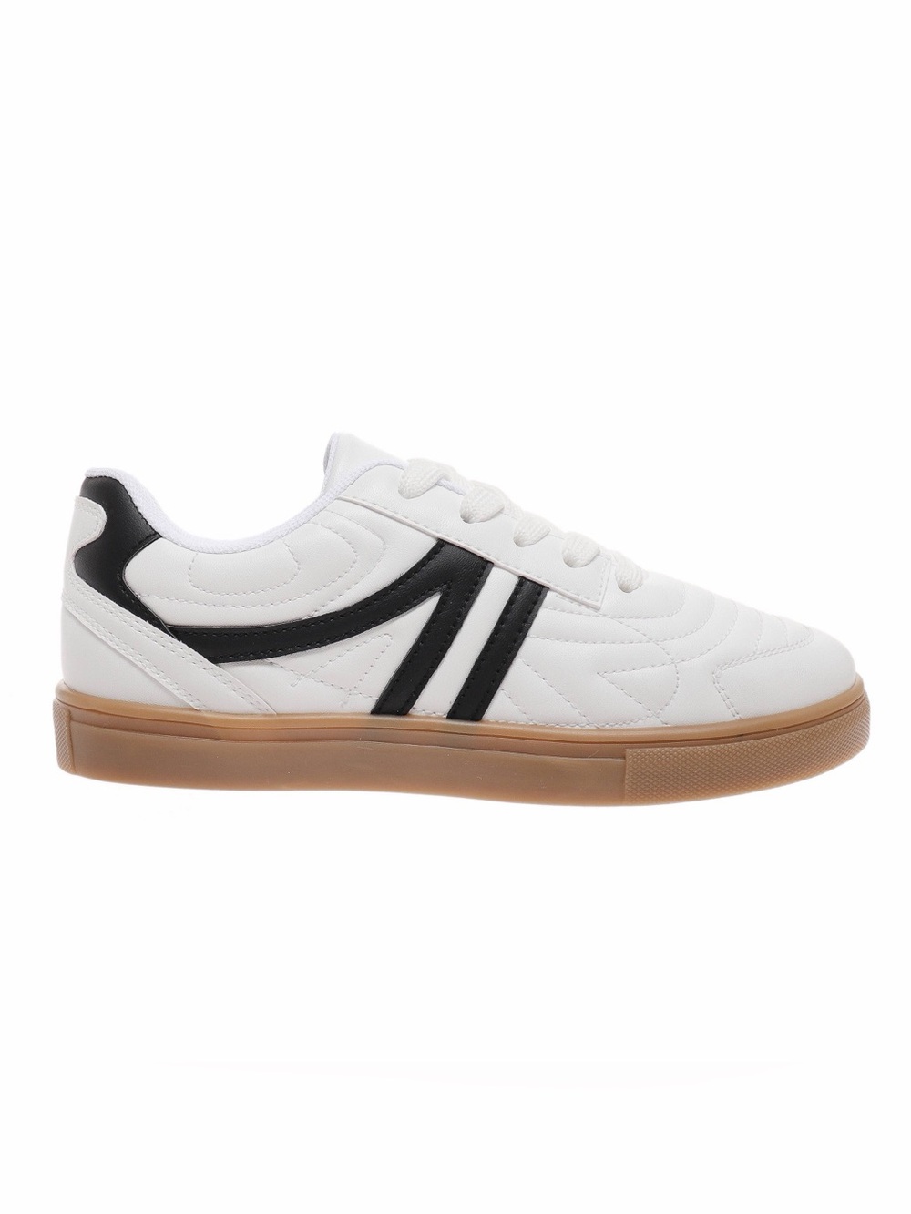 Pierre Dumas Kids Outwoods Fast Black & White Sneakers